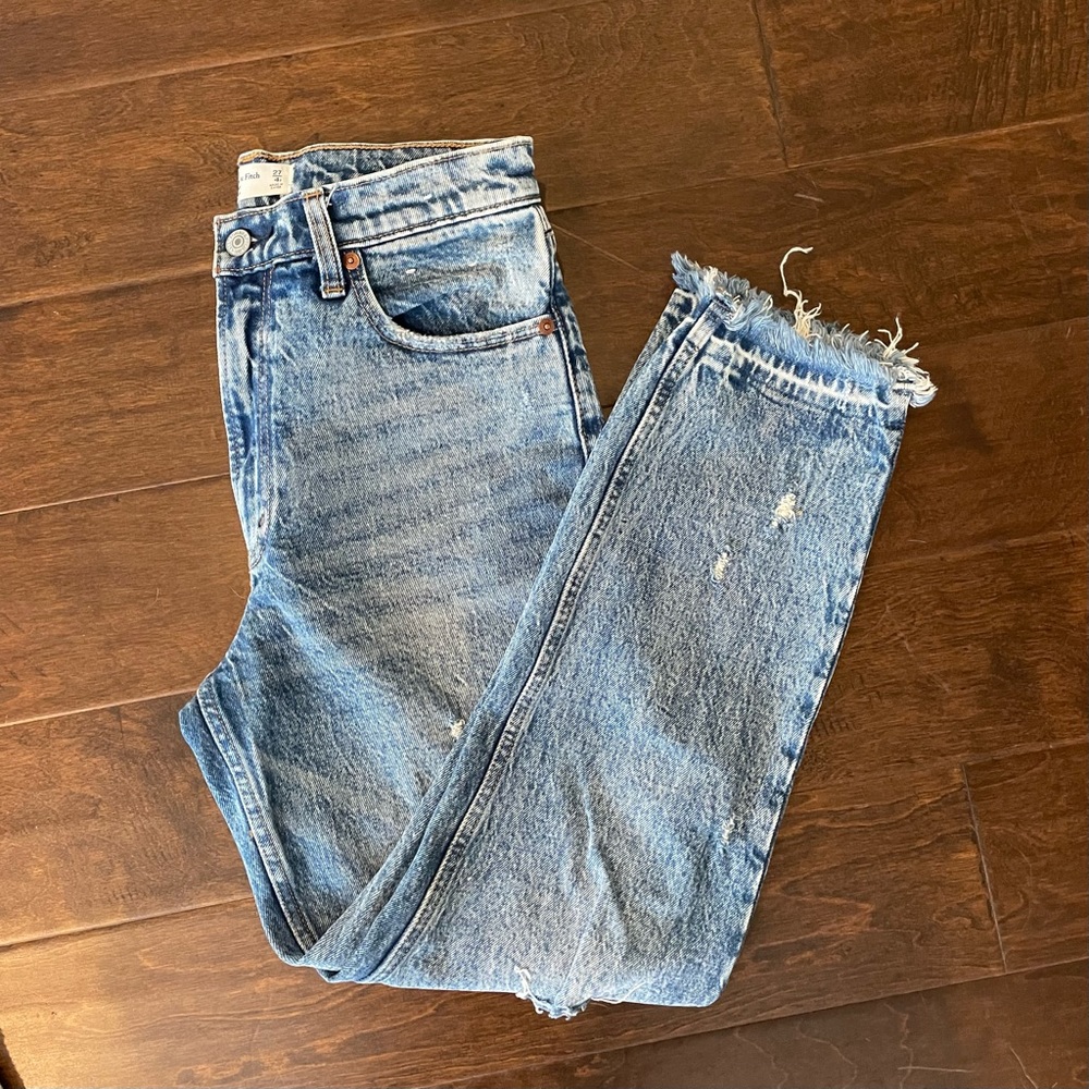A&F mom jeans